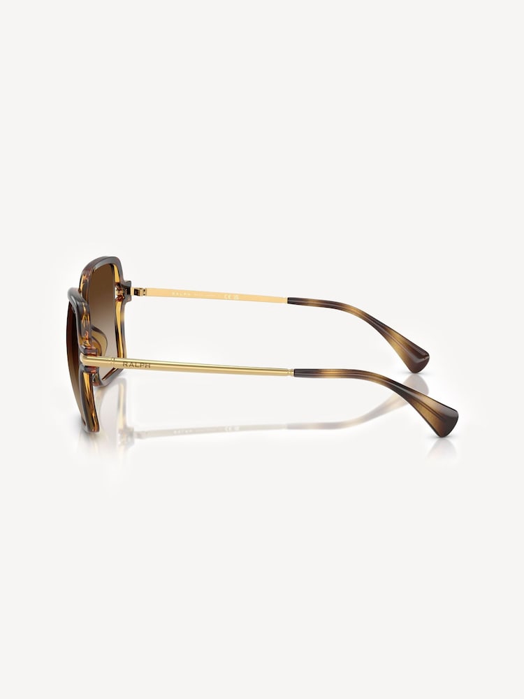 Ralph By Ralph Lauren RA5319U Brown Square Sunglasses - Image 2 of 5