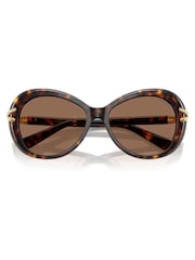 Swarovski Brown Butterfly Sunglasses - Image 1 of 4