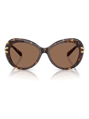 Swarovski Brown Butterfly Sunglasses - Image 2 of 4