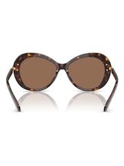 Swarovski Brown Butterfly Sunglasses - Image 3 of 4