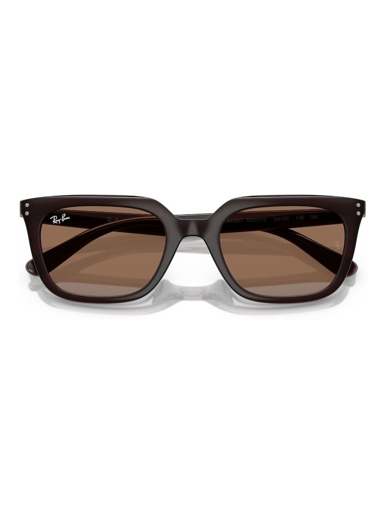 Ray Ban Rb4439D Square Brown Sunglasses - Image 1 of 6