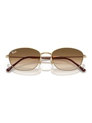 Ray Ban Gold Rb3749 Irregular Sunglasses - Image 1 of 6