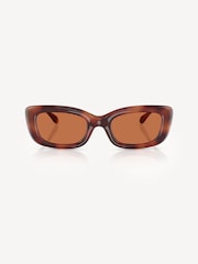 COACH Brown Rectangle Sunglasses - Image 1 of 5