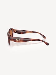 COACH Brown Rectangle Sunglasses - Image 4 of 5