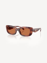 COACH Brown Rectangle Sunglasses - Image 5 of 5