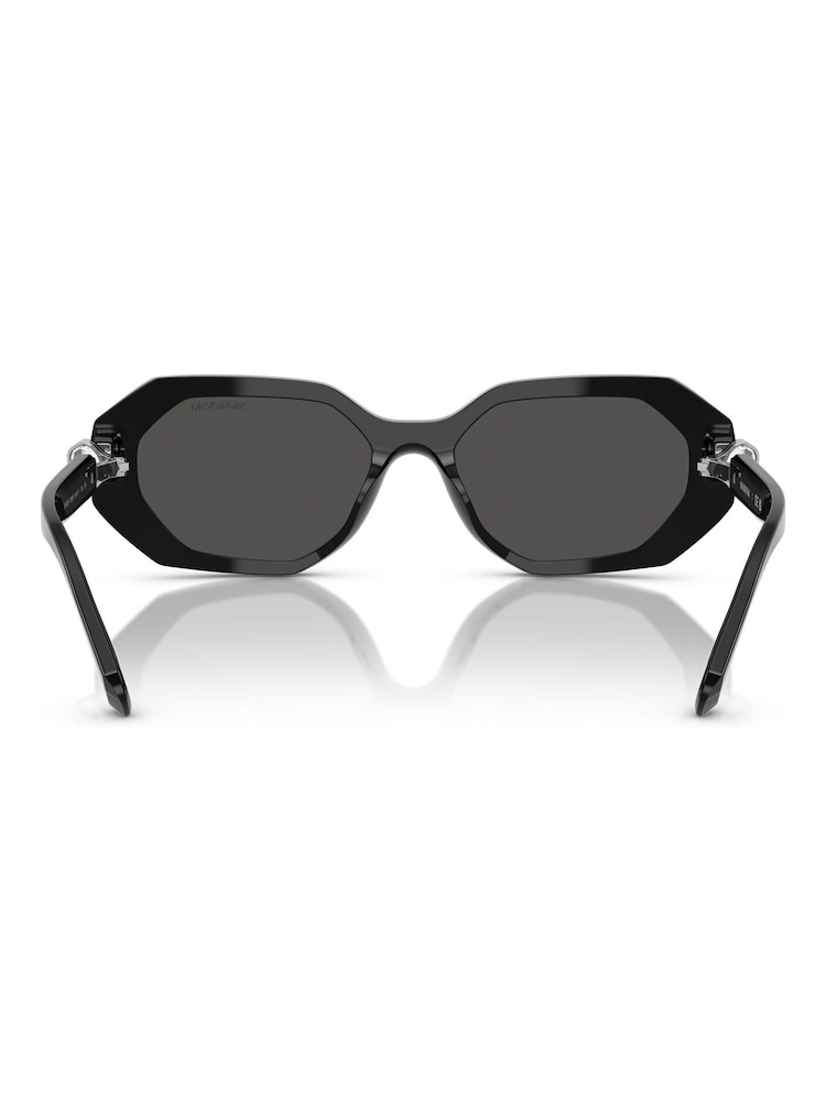 Swarovski Black Irregular Sunglasses - Image 2 of 4