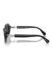 Swarovski Black Irregular Sunglasses - Image 3 of 4