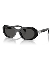 Swarovski Black Irregular Sunglasses - Image 4 of 4