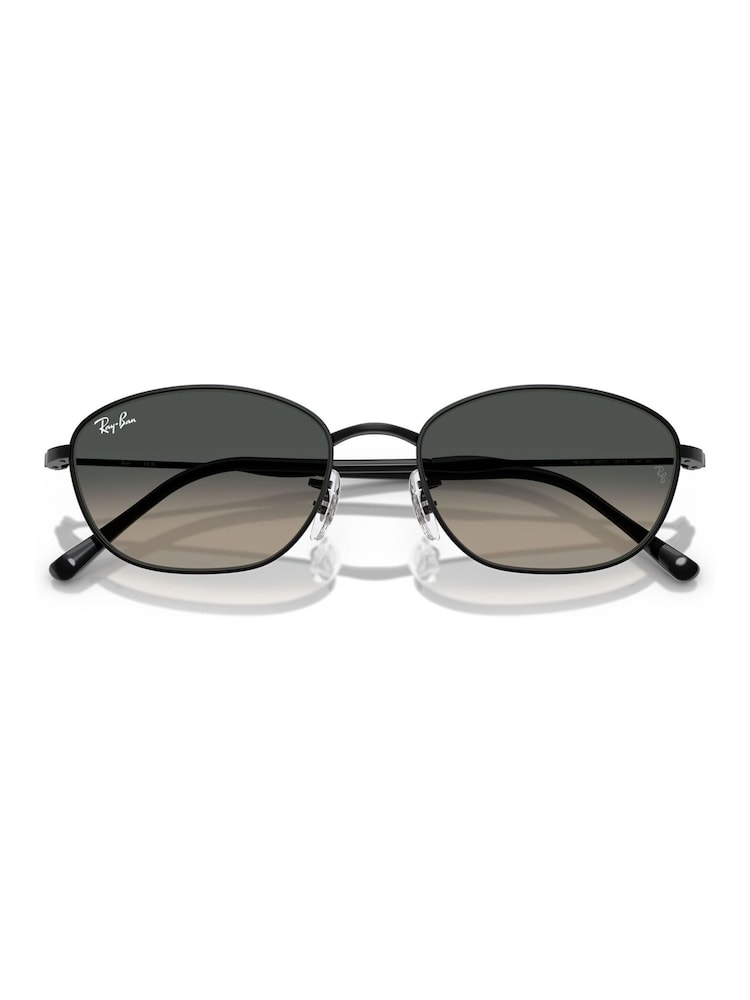 Ray Ban Rb3749 Irregular Black Sunglasses - Image 1 of 6