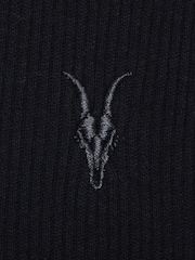 AllSaints Black Ribbed 100% Cotton Tanks 2 Pack - Image 5 of 5