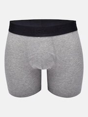 AllSaints Dark Black Cotton Boxers (Contour Pouch) 3 Pack - Image 2 of 6