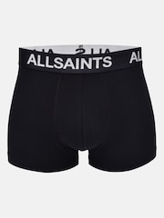 AllSaints White/ Black Cotton Boxers 3 Pack - Image 2 of 7