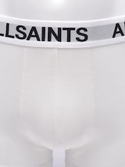 AllSaints White Cotton Boxers 3 Pack - Image 3 of 5