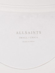 AllSaints White 100% Cotton Crew Neck T-Shirts 2 Pack - Image 4 of 5