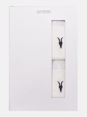 AllSaints White 100% Cotton Crew Neck T-Shirts 2 Pack - Image 5 of 5
