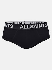 AllSaints Black Cotton Boxers 3 Pack - Image 2 of 5