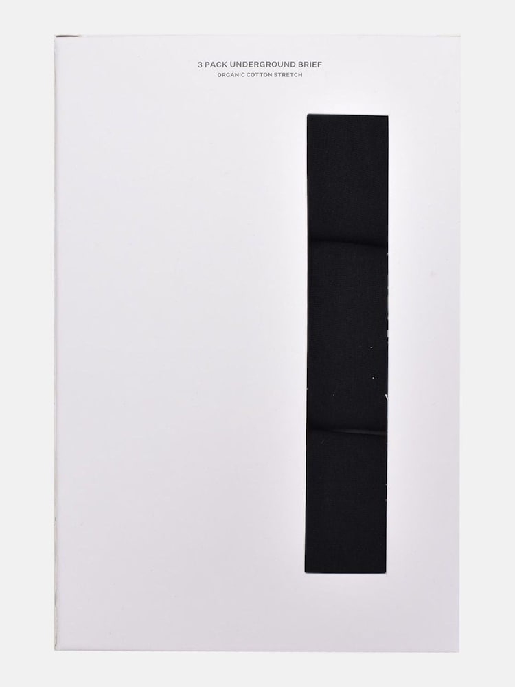 AllSaints Black Cotton Boxers 3 Pack - Image 5 of 5