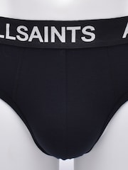 أسود داكن - AllSaints Micro Modal Boxers 3 Pack - صورة 3 من 4
