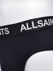 أسود داكن - AllSaints Micro Modal Boxers 3 Pack - صورة 4 من 4