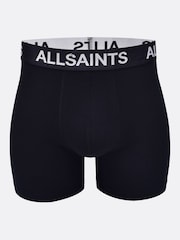 أسود - AllSaints Micro Modal Boxers 3 Pack - صورة 2 من 5