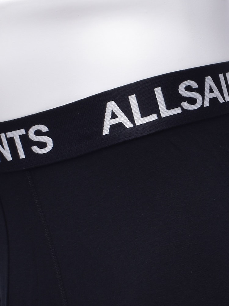 AllSaints Black Micro Modal Boxers 3 Pack - Image 4 of 5