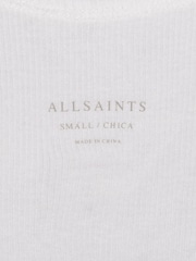 Blanco - AllSaints Ribbed 100% Cotton Tanks 2 Pack - Imagen 3 de 4