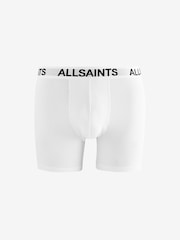 Белый - AllSaints Cotton Boxers (Contour Pouch) 3 Pack - Image 2 of 4