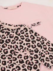 Lipsy Printed Jersey Cotton Pyjamas 2 Pack (5-16yrs) - Bild 8 von 8