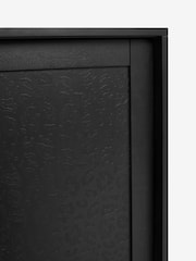 Rockett St George Black Mango Wood Leopard Print Large Sideboard - Image 8 of 8