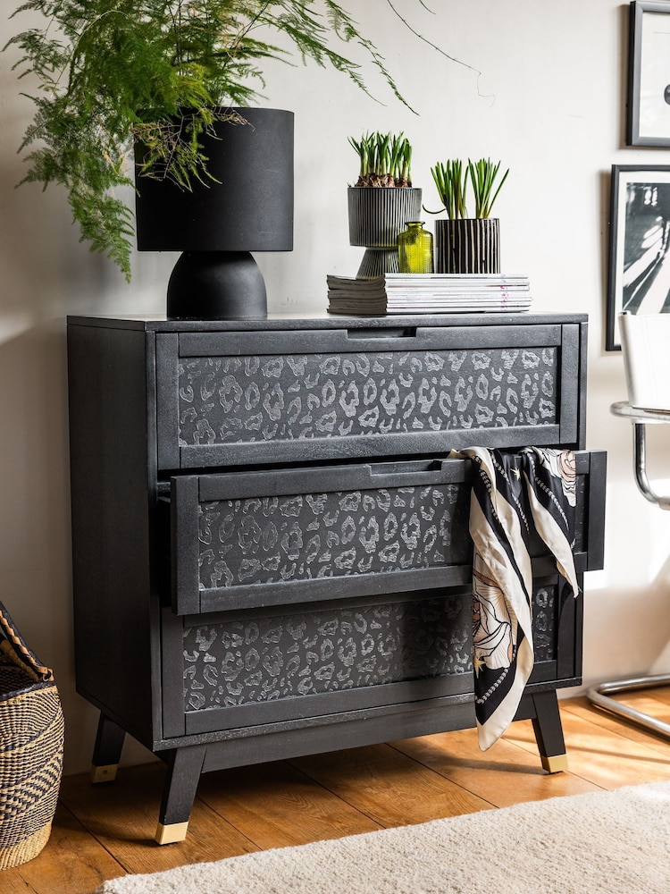 Rockett St George Black Chest Of Drawers - Image 1 of 6