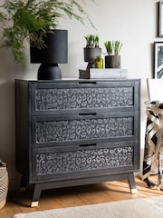 Rockett St George Black Chest Of Drawers - Image 3 of 6