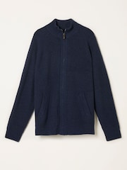 FatFace Harwick Navy Zip Through Bomber - Image 6 of 6
