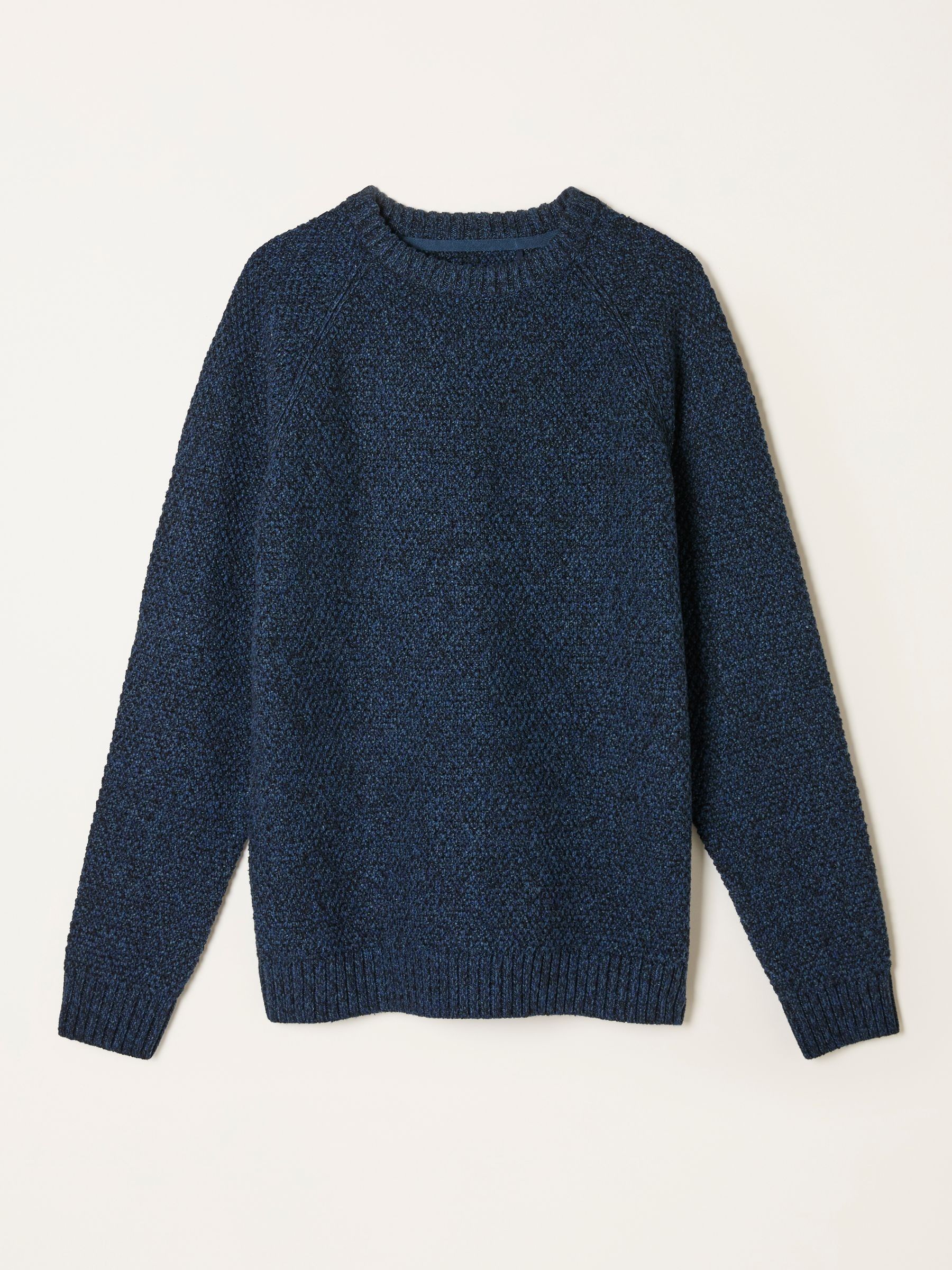 Buy FatFace Hove Navy Crew Neck Knitted Jumper from the Next UK