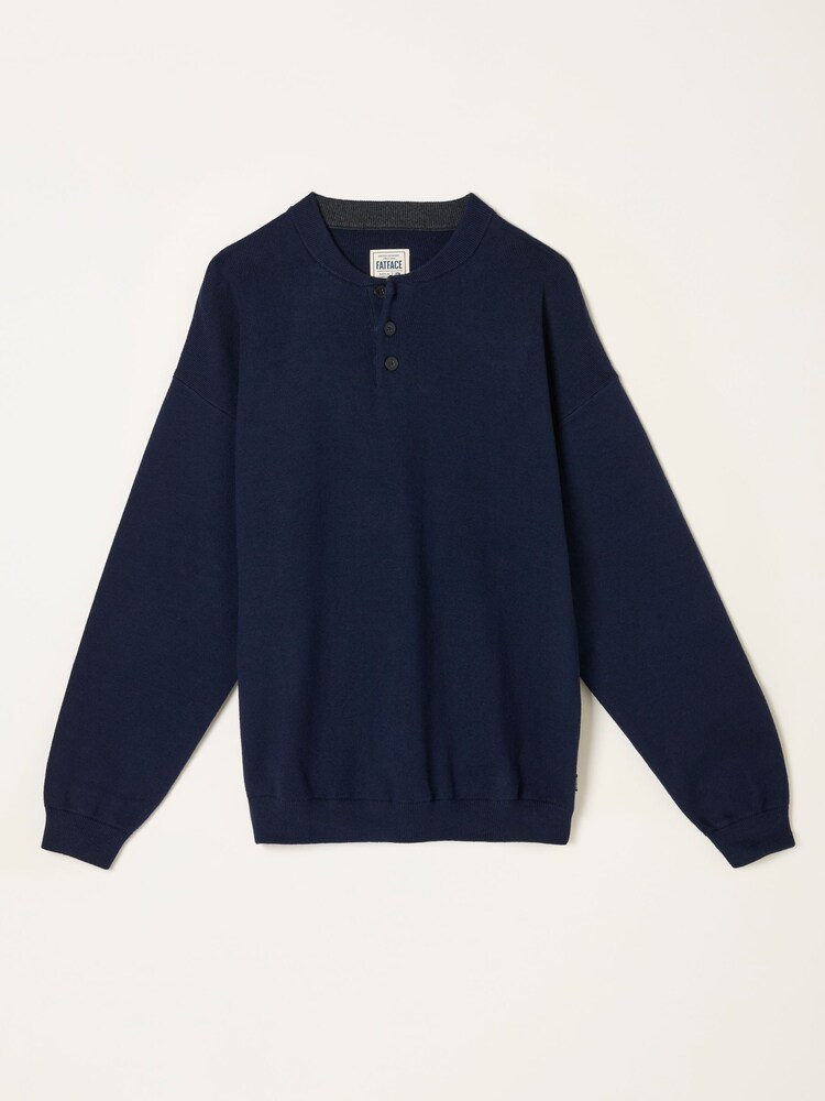 FatFace Knitted Henley - Imagen 4 de 4