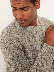 FatFace Hove Green Haze Crew Neck Knitted Jumper - Image 3 of 5