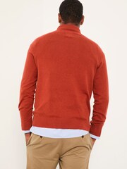 Terakota - FatFace Half Neck Knitted Jumper - Slika 2 iz 5