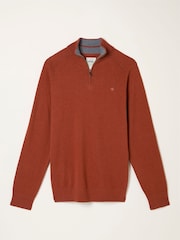 Terakota - FatFace Half Neck Knitted Jumper - Slika 5 iz 5