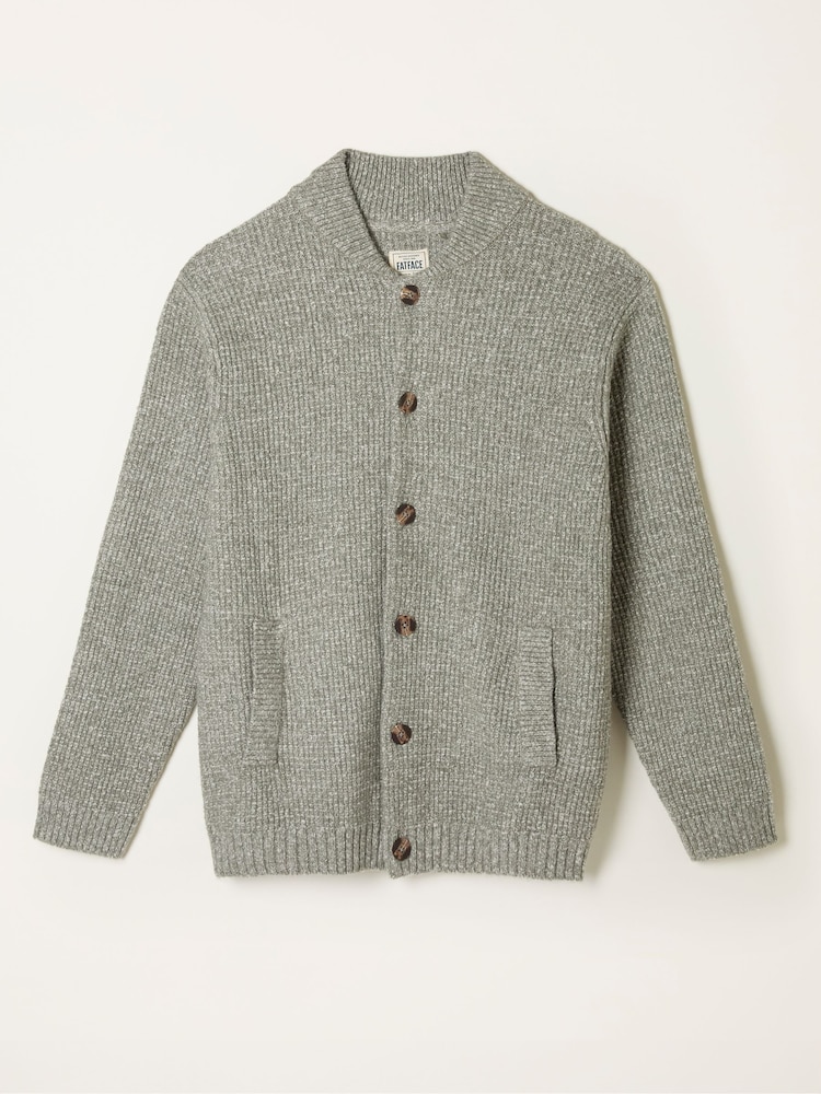 FatFace Sefton Green Haze Knitted Cardigan - Image 6 of 6 FatFace Sefton Green Haze Knitted Cardigan - Image 6 of 6