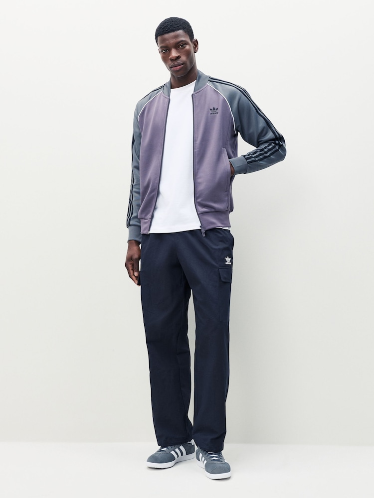 adidas Originals Grey Classics SST Track Jacket - Image 2 of 5 adidas Originals Grey Classics SST Track Jacket - Image 2 of 5