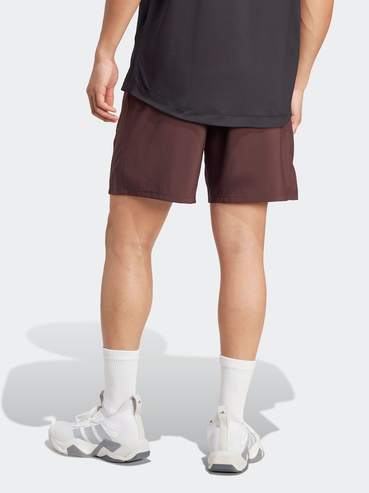 adidas Brown Train Essentials Woven Training Shorts - Image 2 of 6 adidas Brown Train Essentials Woven Training Shorts - Image 2 of 6