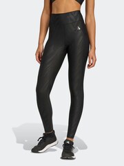 adidas Black Optimé AOP Full-Length Leggings - Image 1 of 6