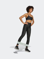 adidas Black Optimé AOP Full-Length Leggings - Image 3 of 6
