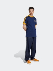 adidas Blue Light Adicolor Classics 3-Stripes 100% Cotton T-Shirt - Image 3 of 6