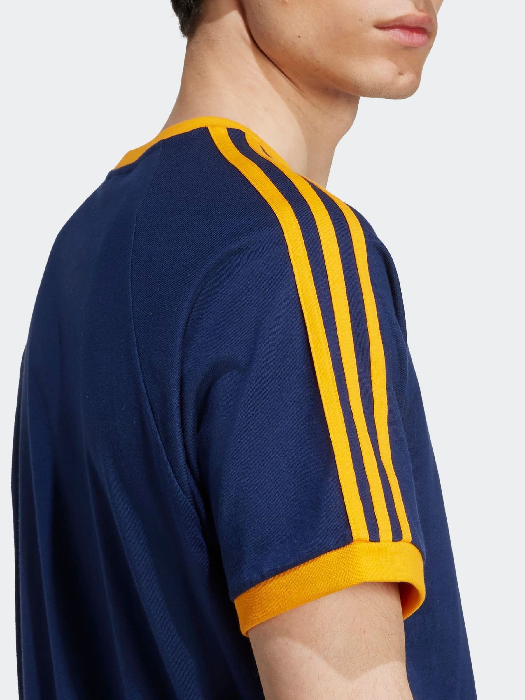Buy adidas Originals Blue Light Adicolor Classics 3-Stripes T