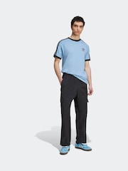 adidas Blue Sky Adicolor Classics 3-Stripes 100% Cotton T-Shirt - Image 3 of 6