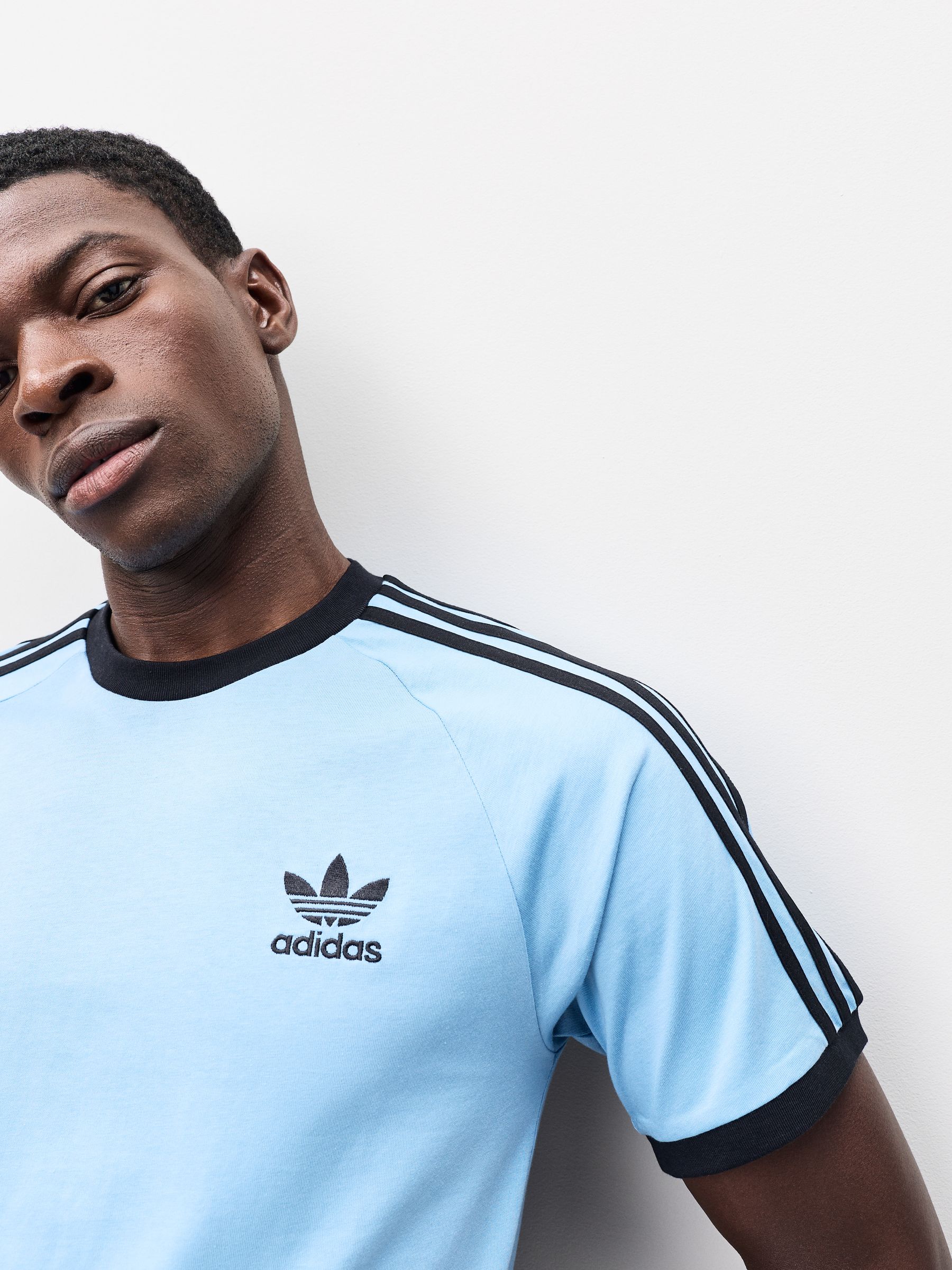 Buy adidas Originals Blue Sky Adicolor Classics 3-Stripes T-Shirt