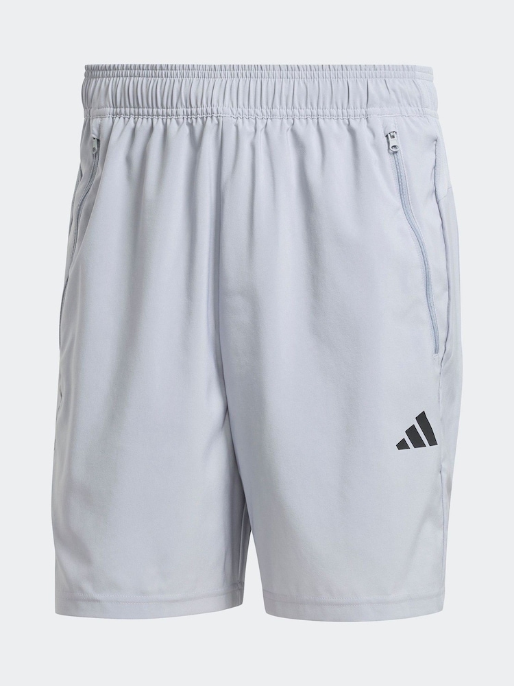 adidas Grey Light Train Essentials Woven Training Shorts - Image 7 of 7