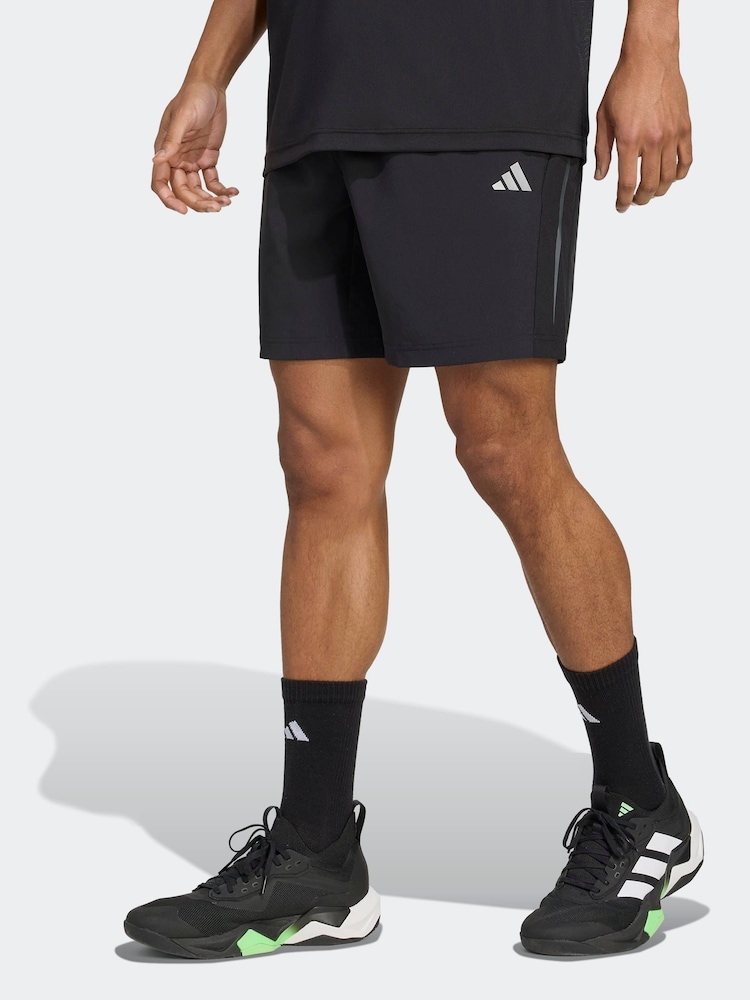 adidas Black Tech Apparel Shorts - Image 1 of 7