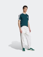 adidas Green Adicolor Classics 3-Stripes 100% Cotton T-Shirt - Image 3 of 6