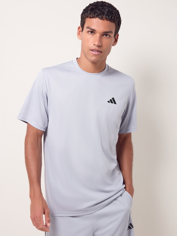 adidas Grey Train Essentials Training T-Shirt - Image 1 of 6